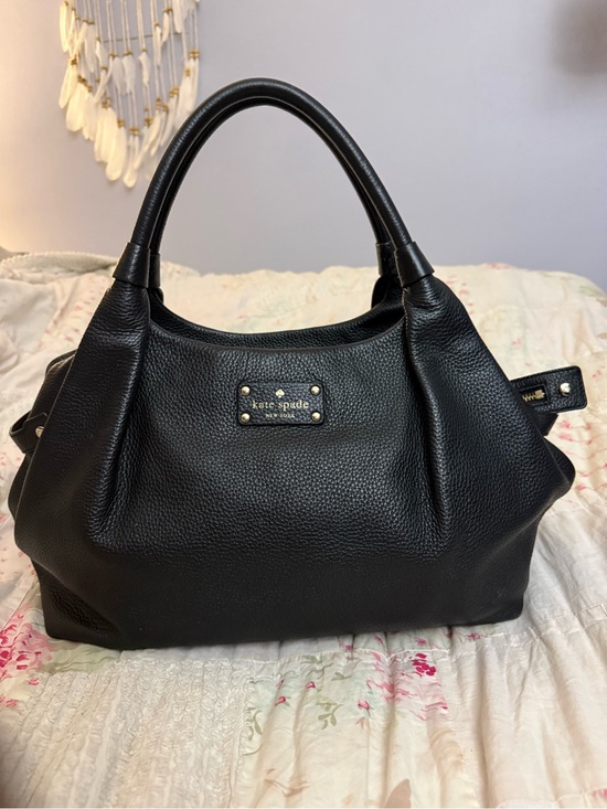 kate spade Handbags - kate spade Black Pebbled Leather Satchel